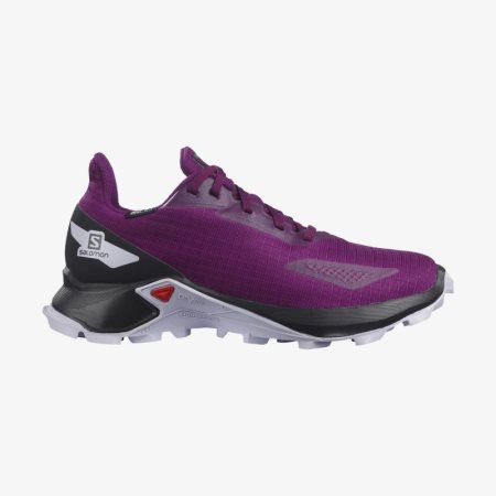 Scarpe Trail Running Salomon ALPHACROSS BLAST CLIMASALOMON WATERPROOF Bambino Viola IT 3-K23